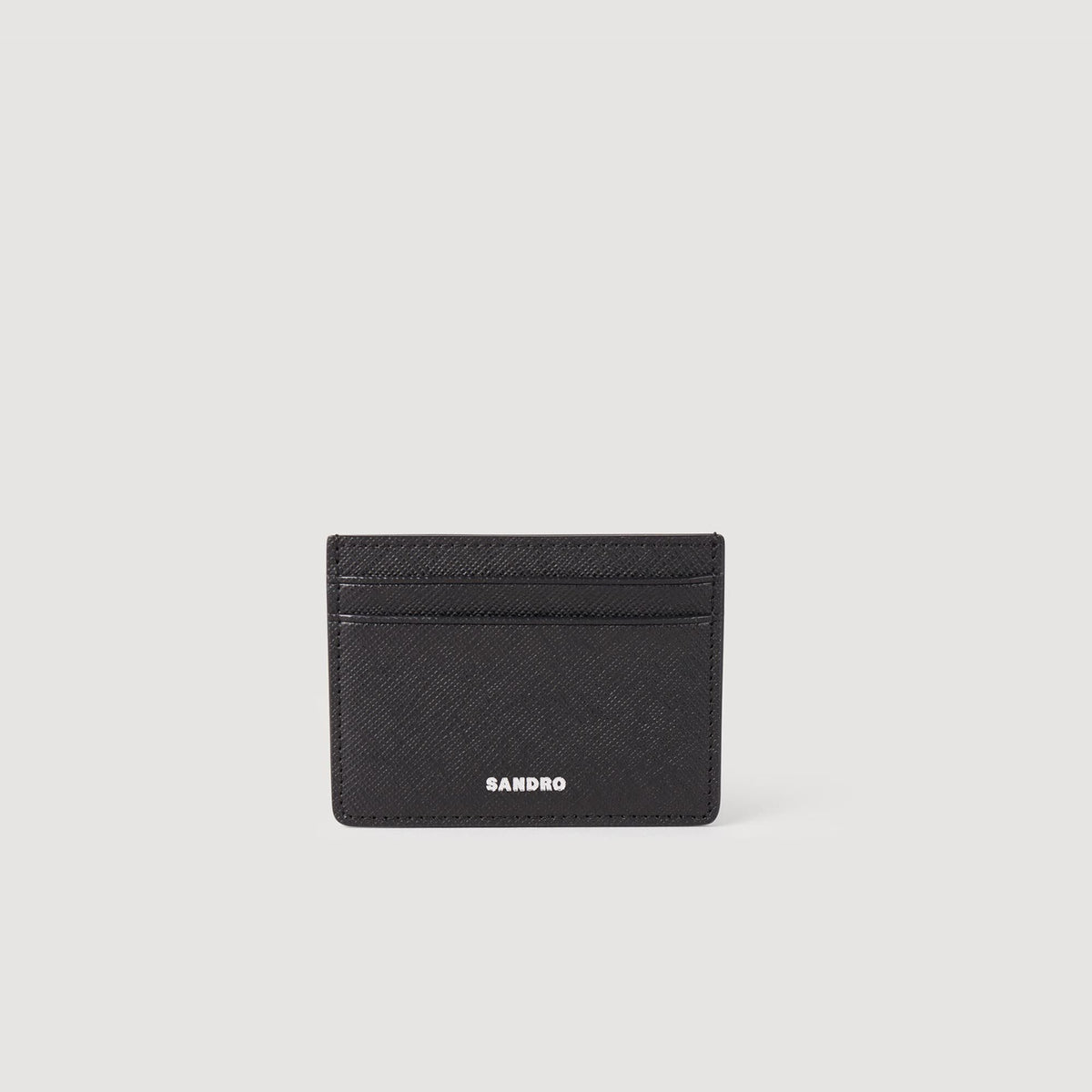 Sandro Reconstituted leather cardholder
