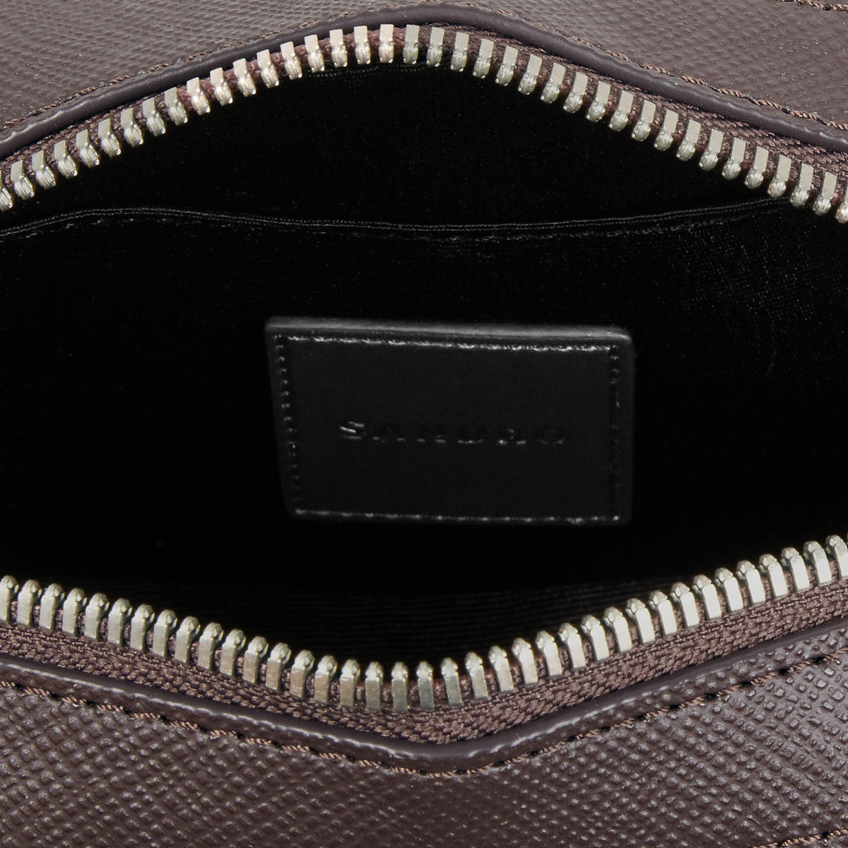 Sandro Small reconstituted leather bag