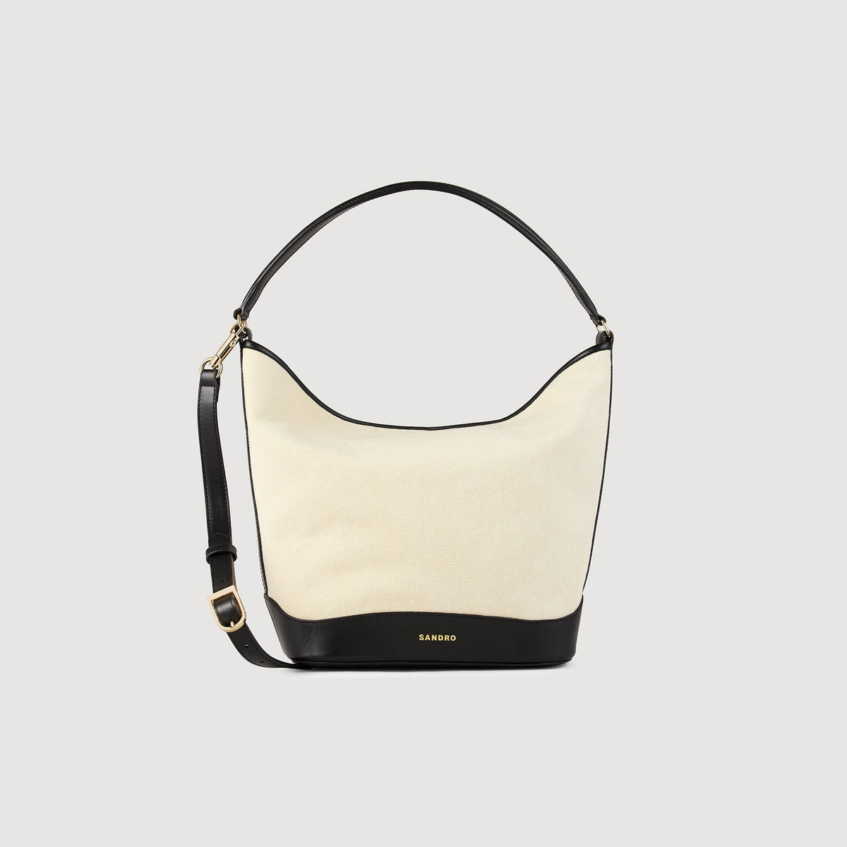 Sandro Tangoso canvas bucket bag