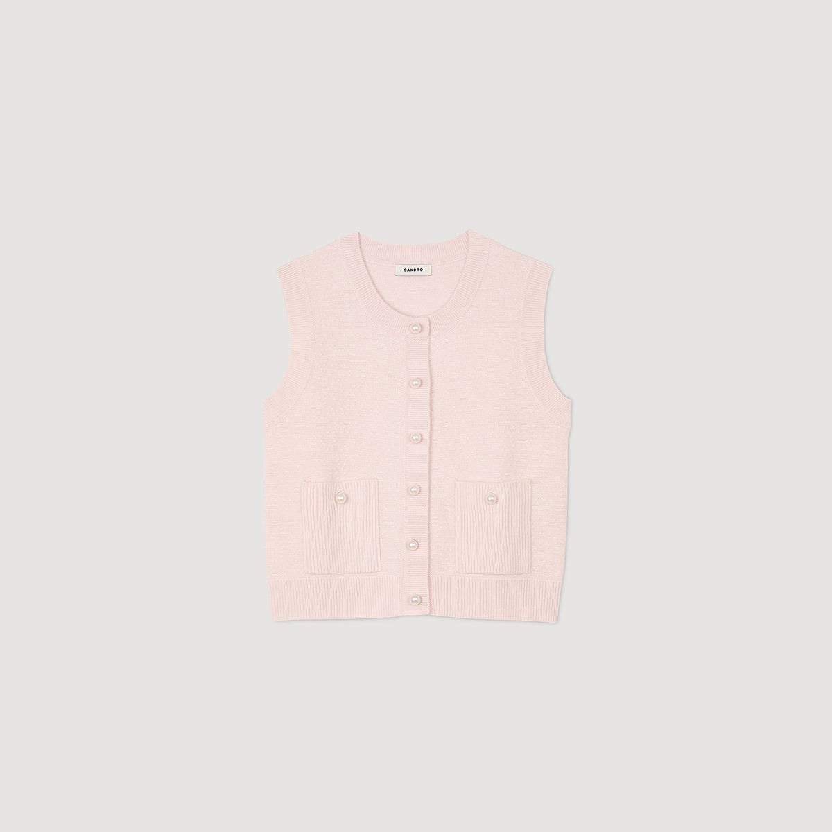 Sandro Textured tweed cardigan