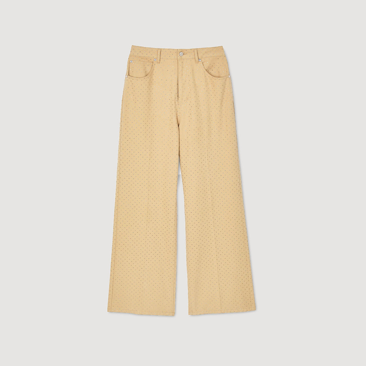 Sandro Rhinestone-embellished jeans