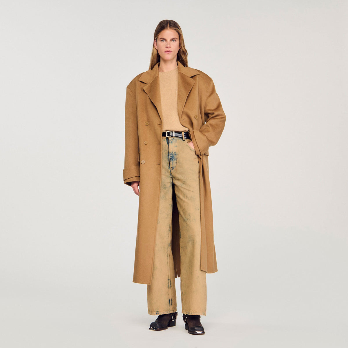 Sandro Oversized Wool Coat