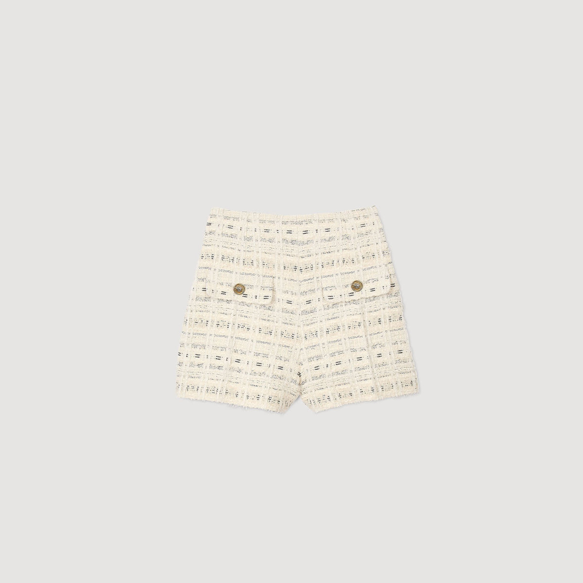 Sandro Decorative tweed shorts