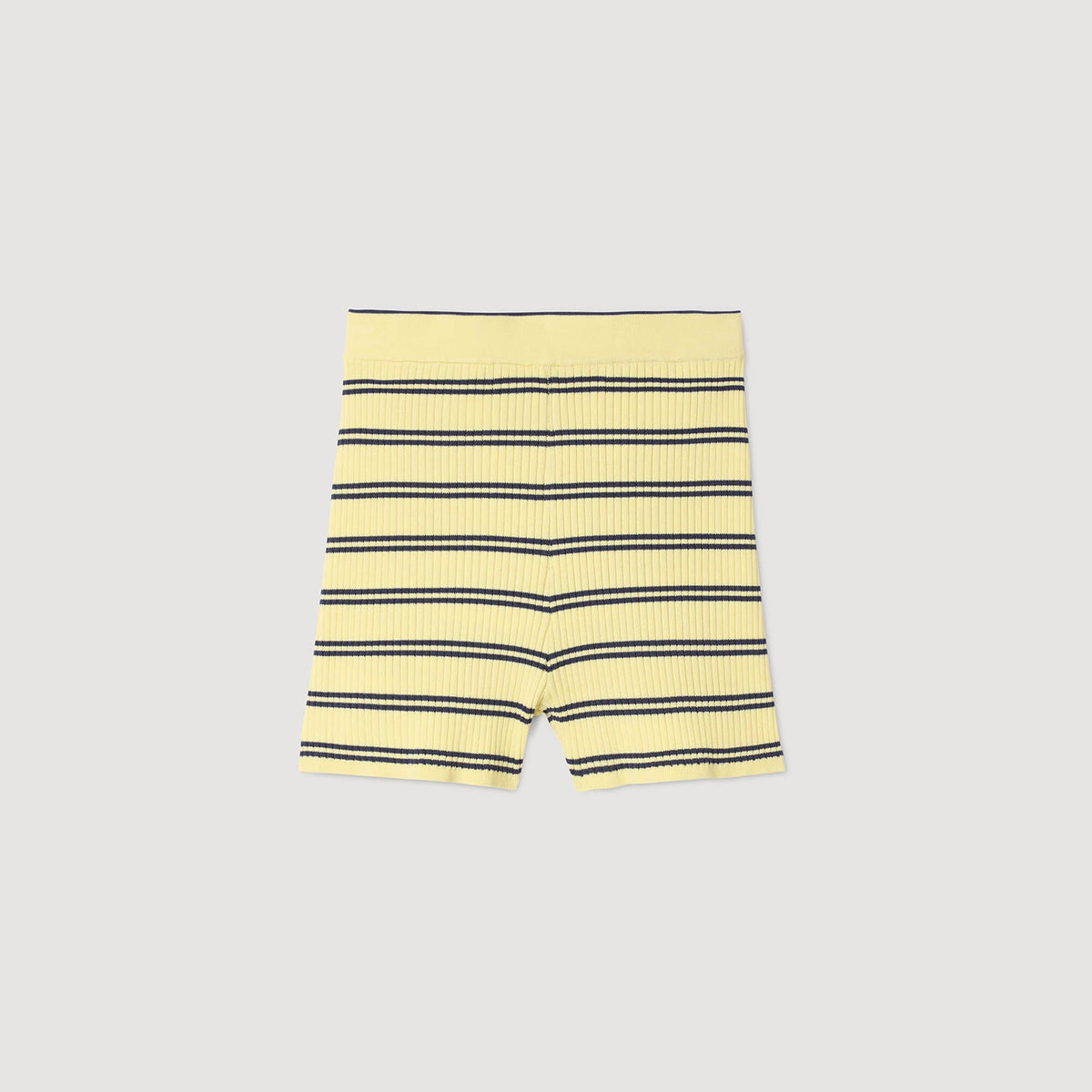 Sandro Striped knit shorts