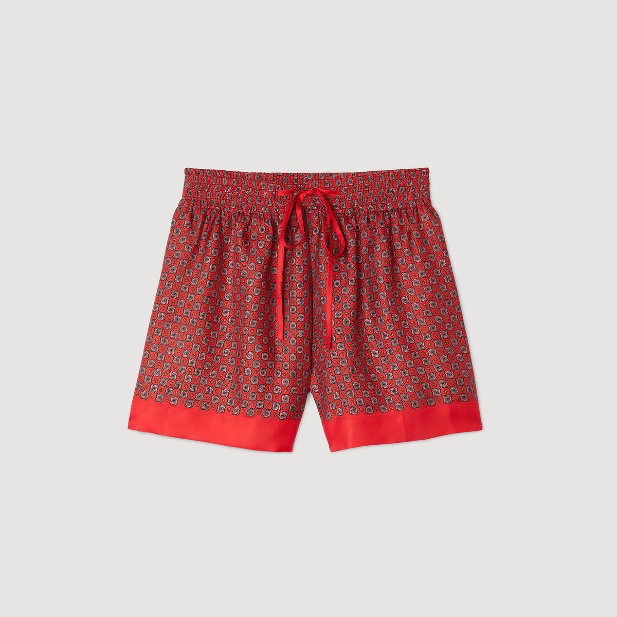 Sandro Scarf print shorts