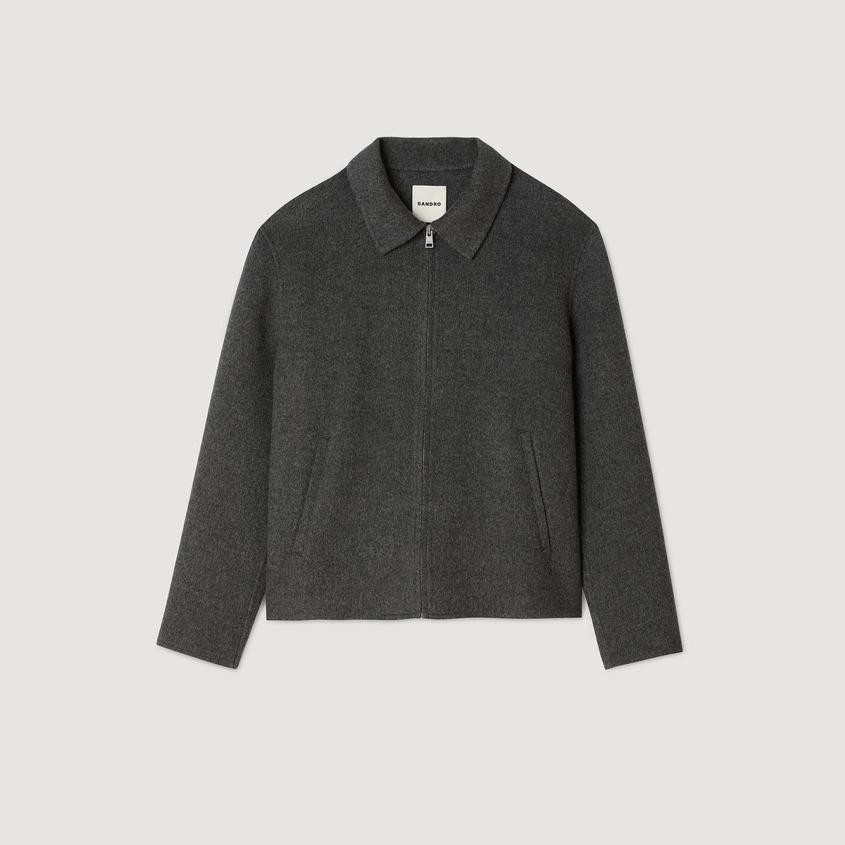 Sandro Double-faced wool jacket