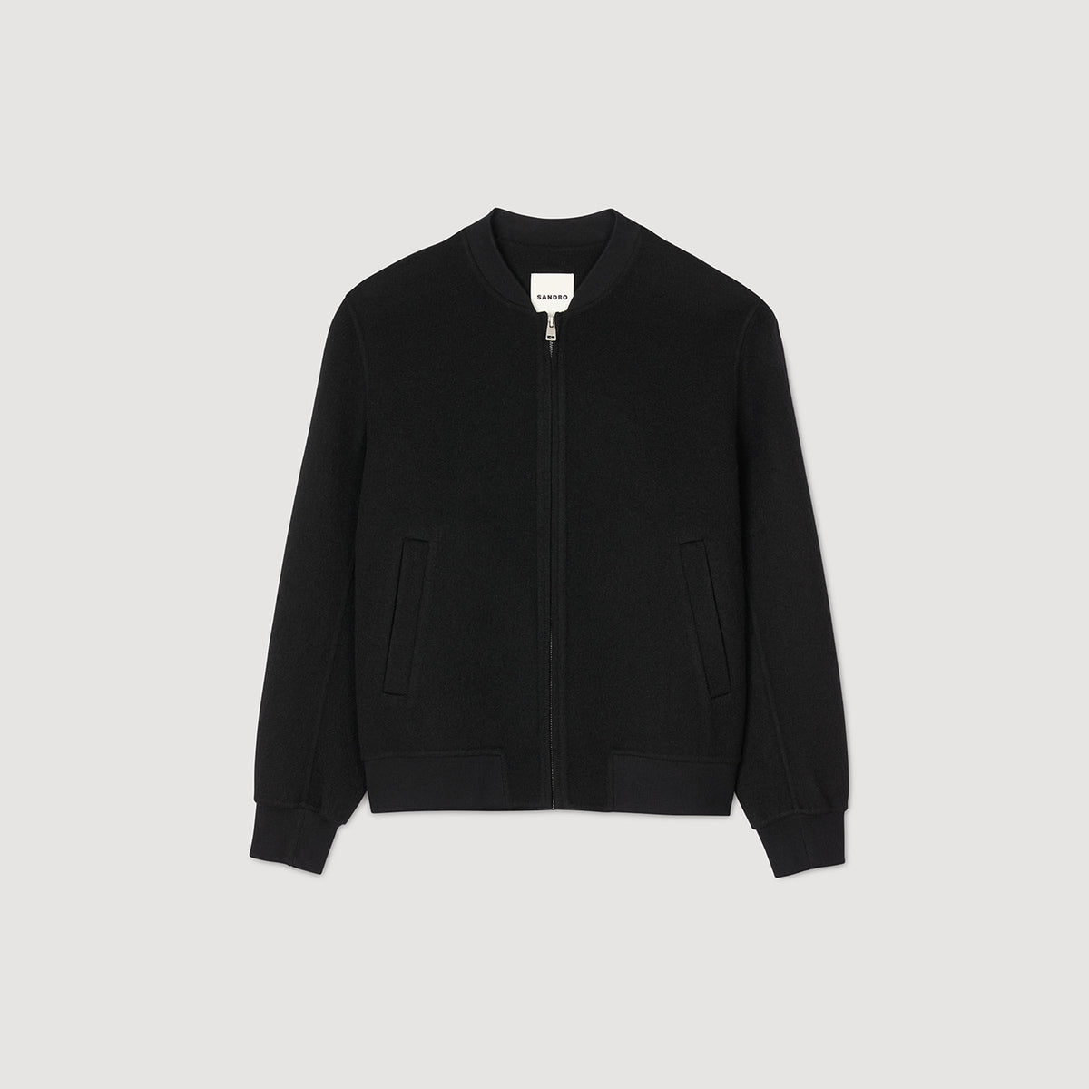 Sandro Double-faced wool jacket