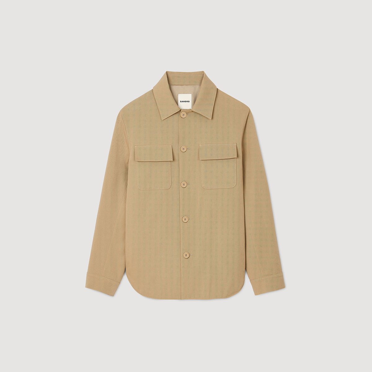 Sandro Oversized shirt with pockets