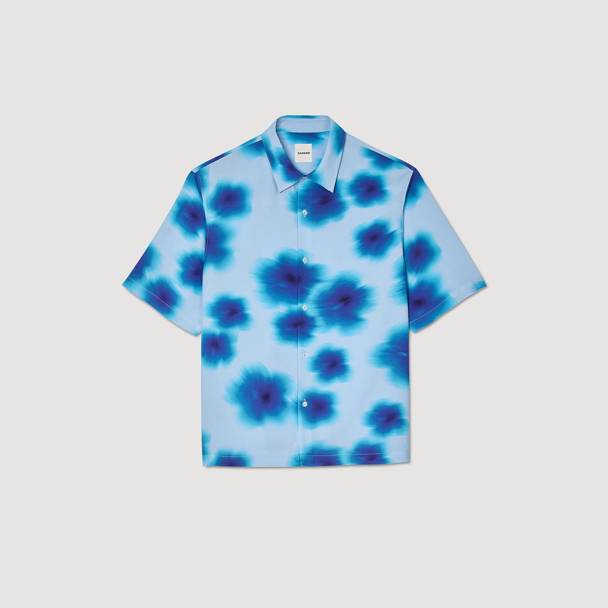 Sandro Floral motif shirt