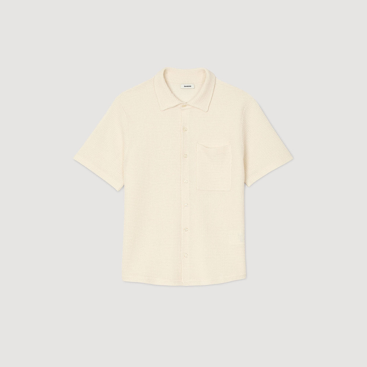 Sandro Waffled shirt