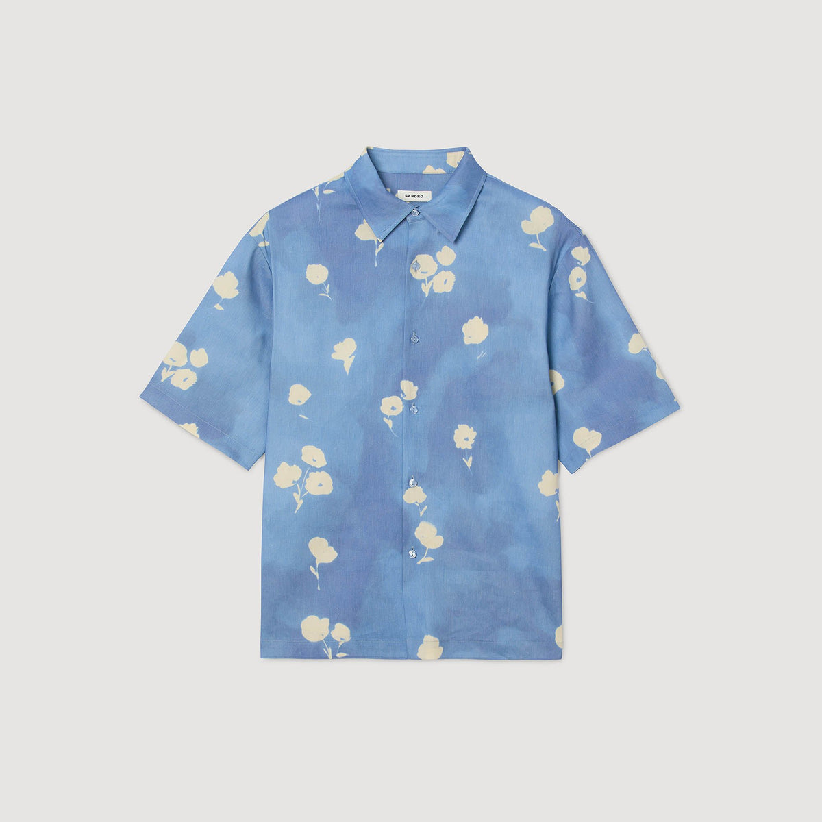 Sandro Floral motif shirt