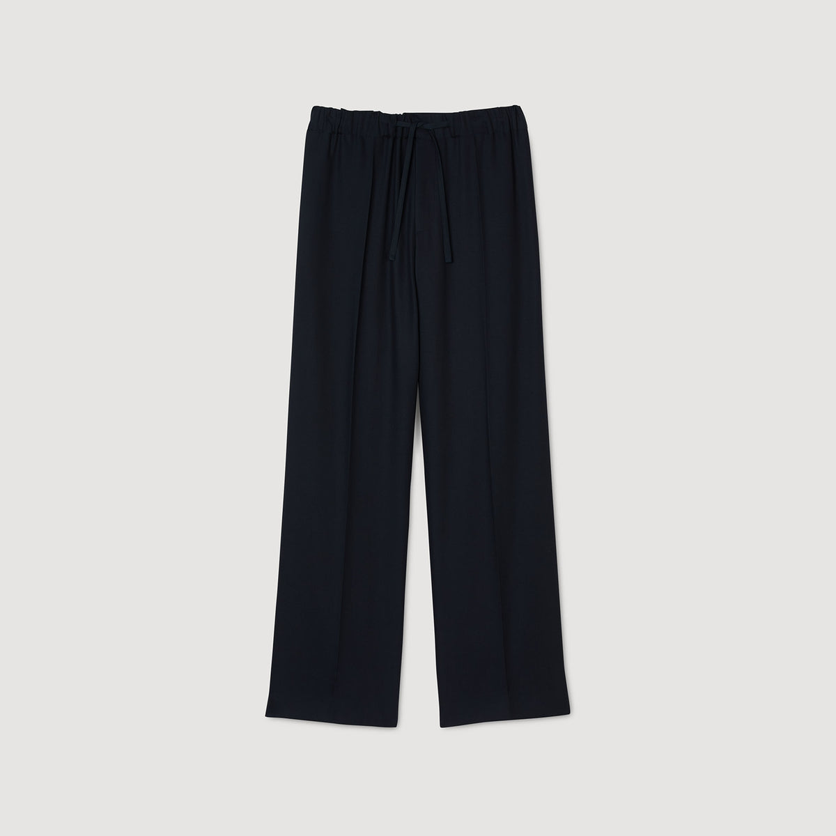 Sandro Elasticated wide-leg trousers