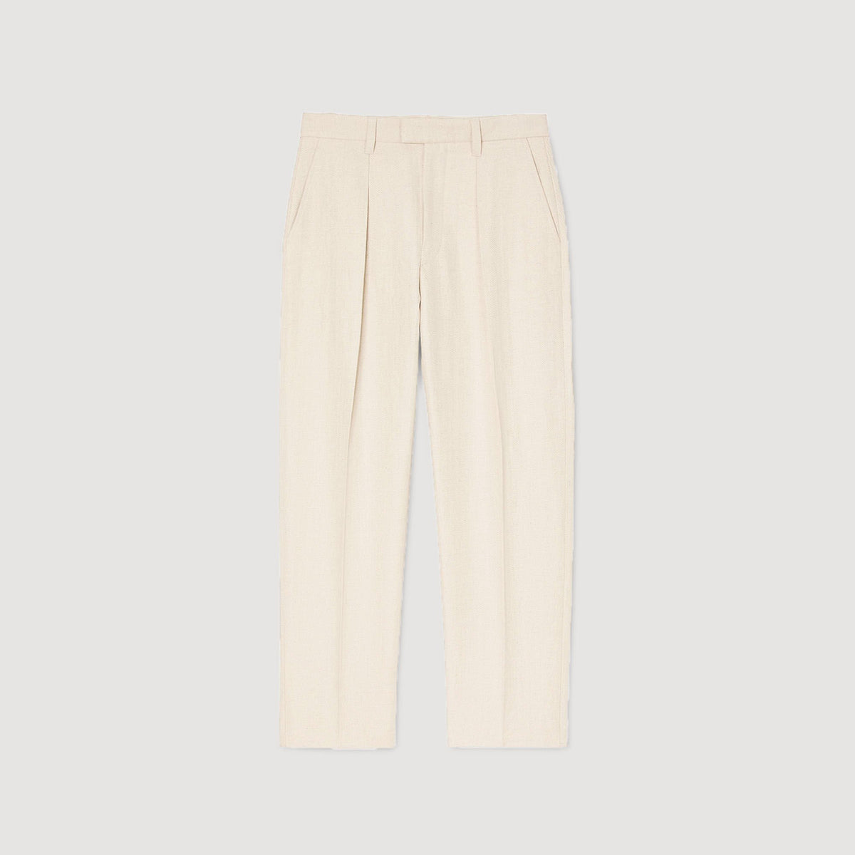 Sandro Wide-leg trousers with creases