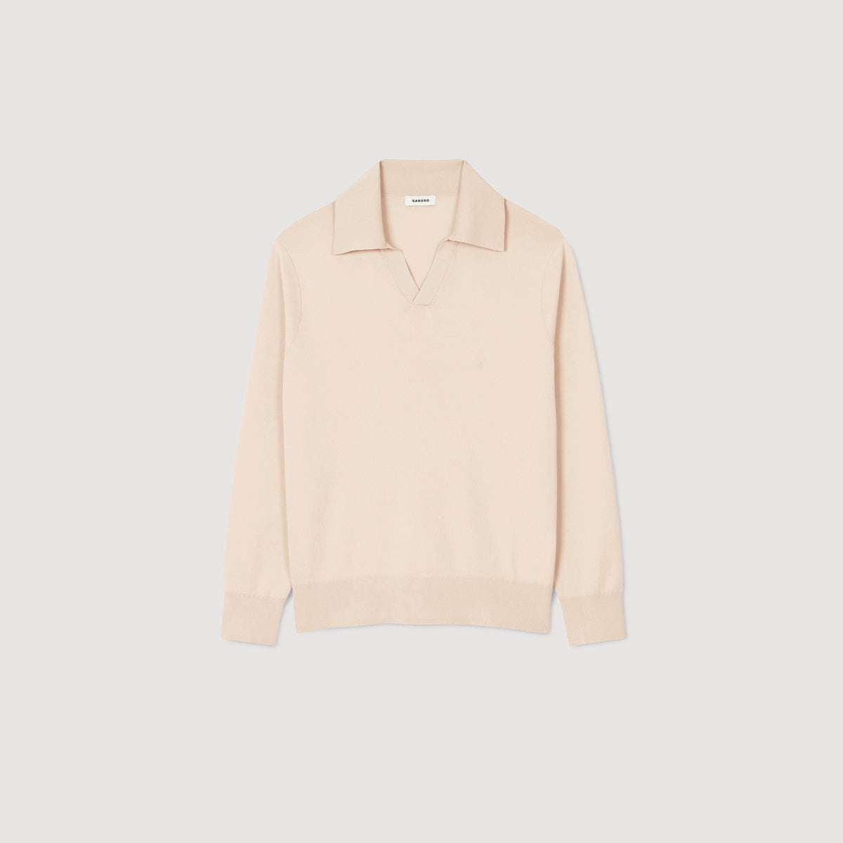 Sandro Knit polo shirt