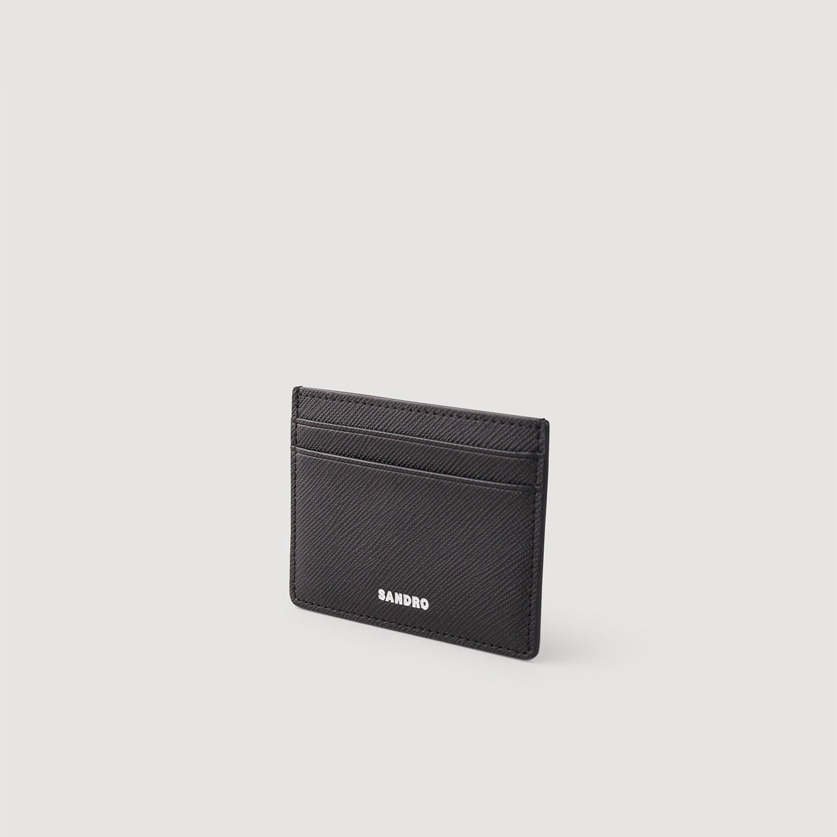 Sandro Reconstituted leather cardholder