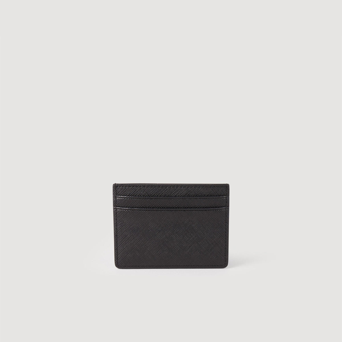 Sandro Reconstituted leather cardholder