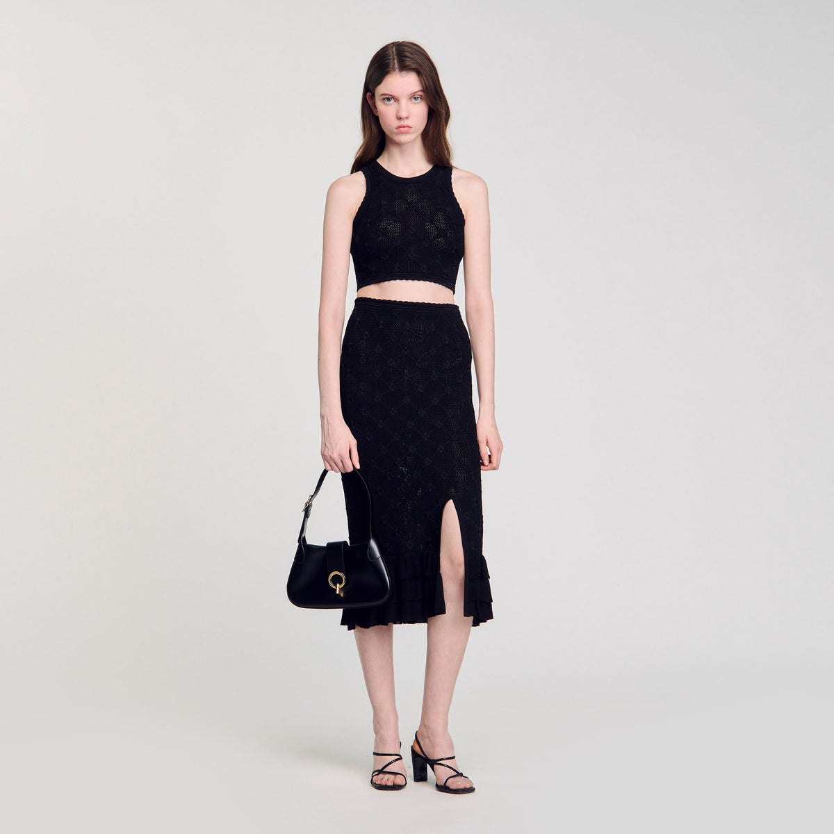 Sandro Janet bag in certified leather