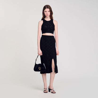 Sandro Janet bag in certified leather