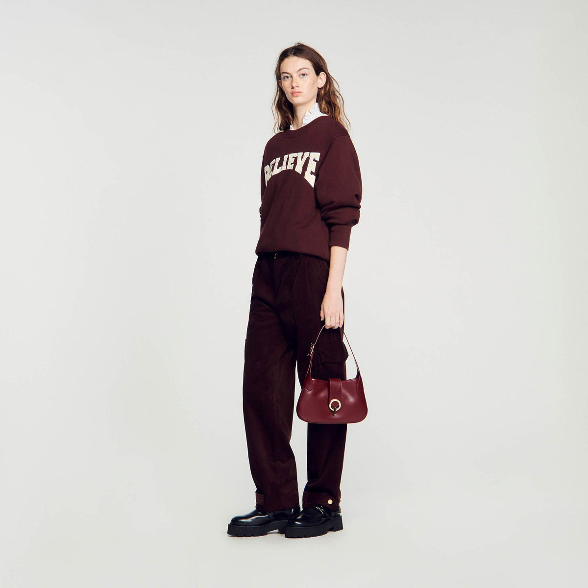 Sandro Janet bag in certified leather