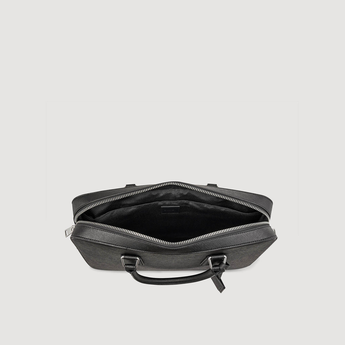 Sandro Reconstituted leather briefcase