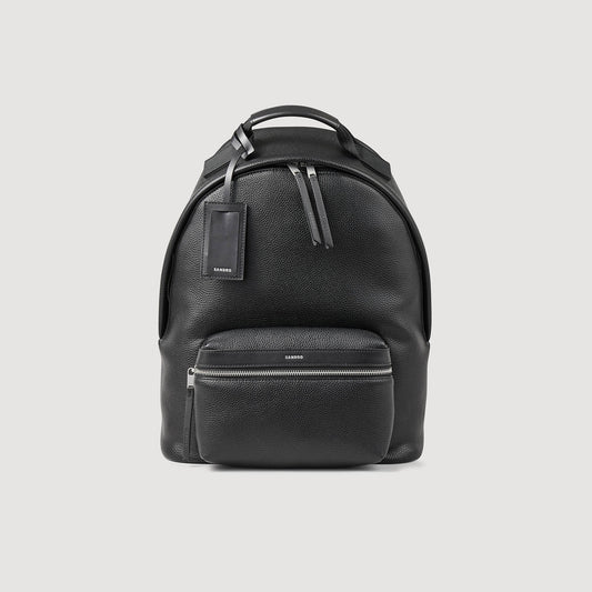 Sandro Coated canvas backpack