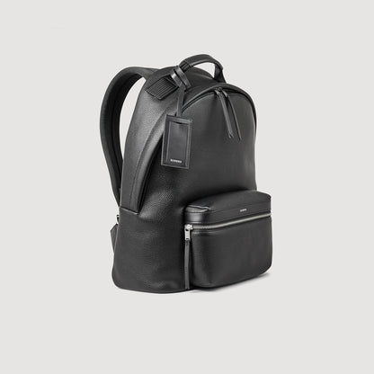 Sandro Coated canvas backpack