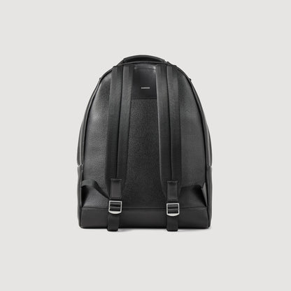 Sandro Coated canvas backpack