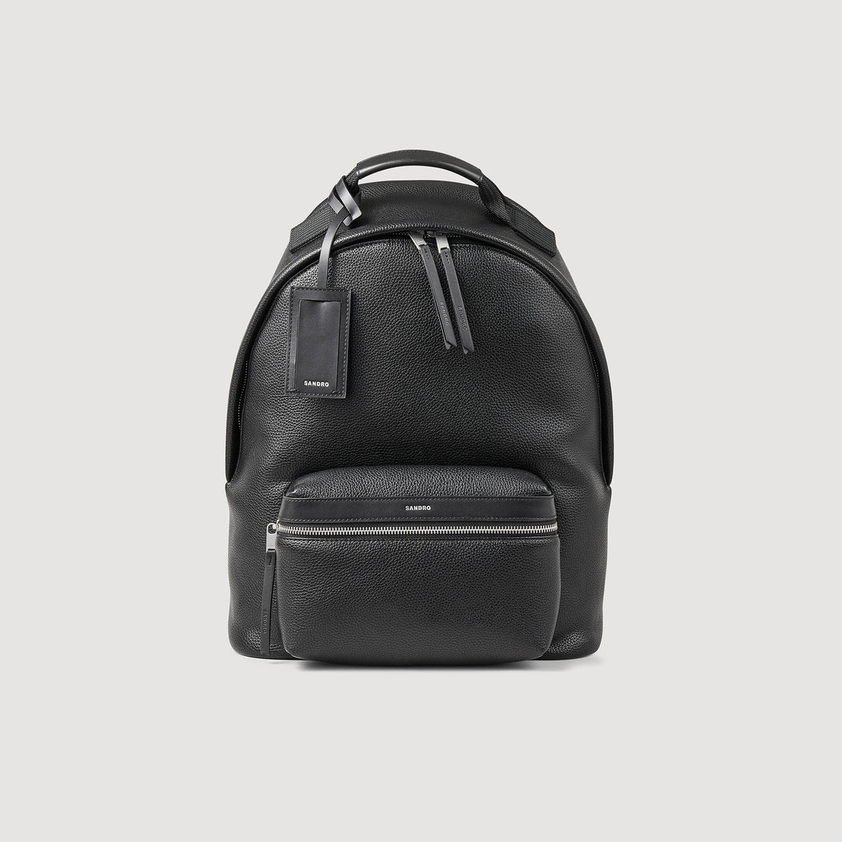 Sandro Coated canvas backpack