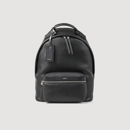 Sandro Coated canvas backpack