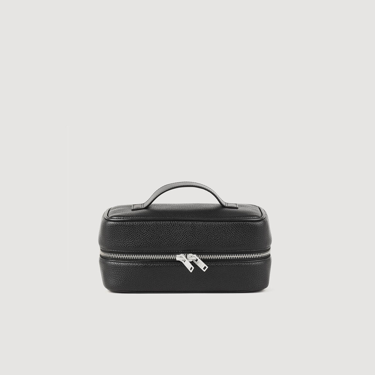 Sandro Toiletry bag in grained fabric