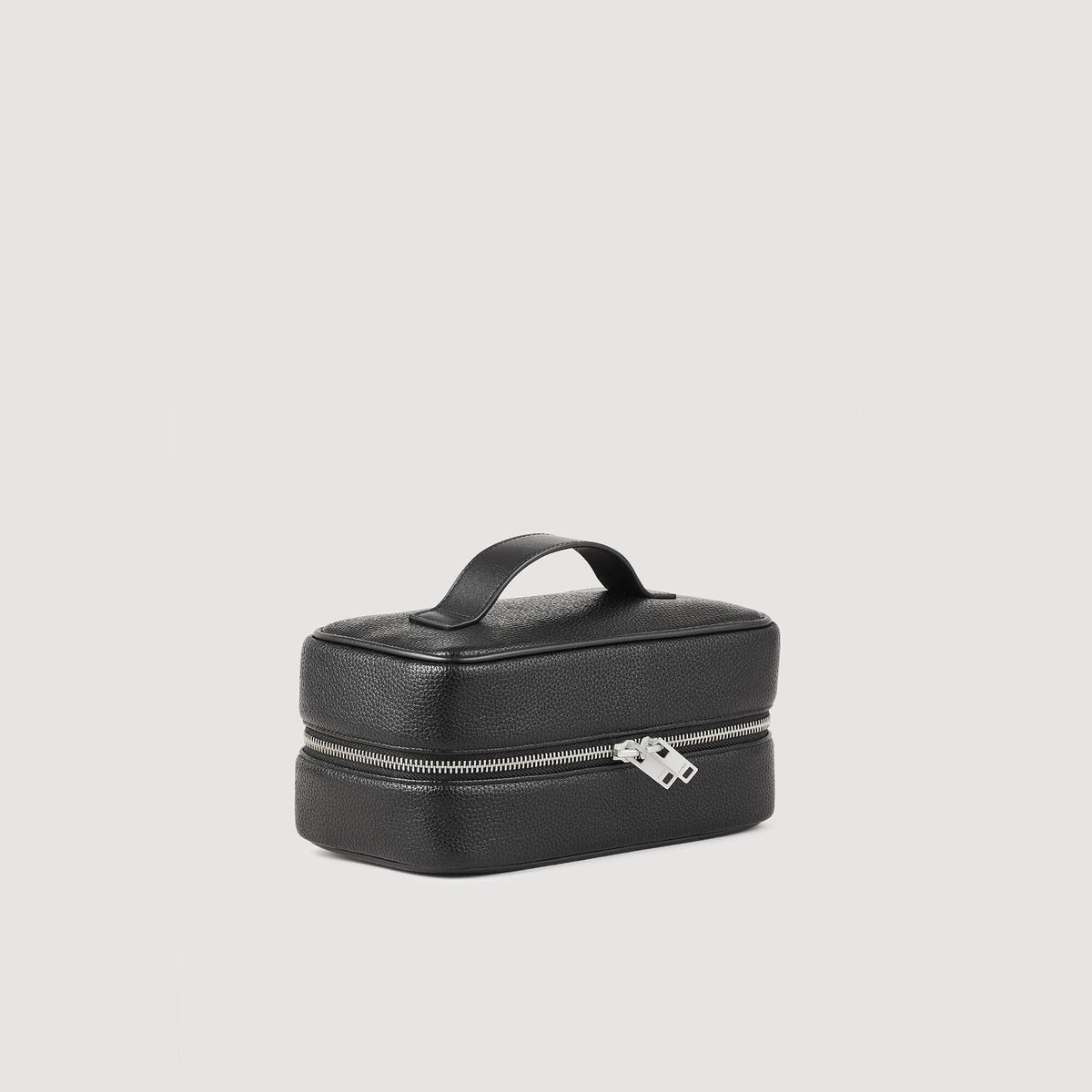 Sandro Toiletry bag in grained fabric