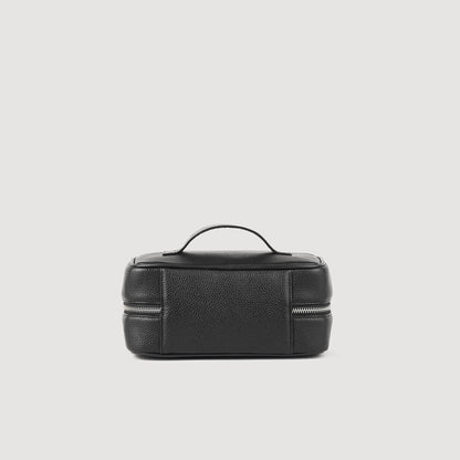 Sandro Toiletry bag in grained fabric