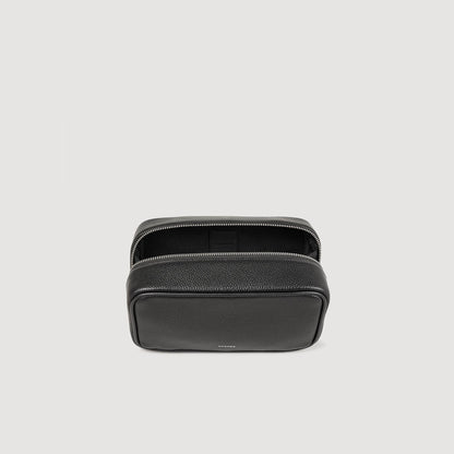 Sandro Toiletry bag in grained fabric
