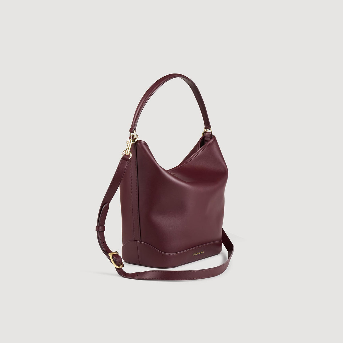 Sandro TANGOSO leather bucket bag