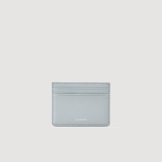 Sandro Reconstituted leather cardholder