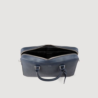 Sandro Reconstituted leather briefcase