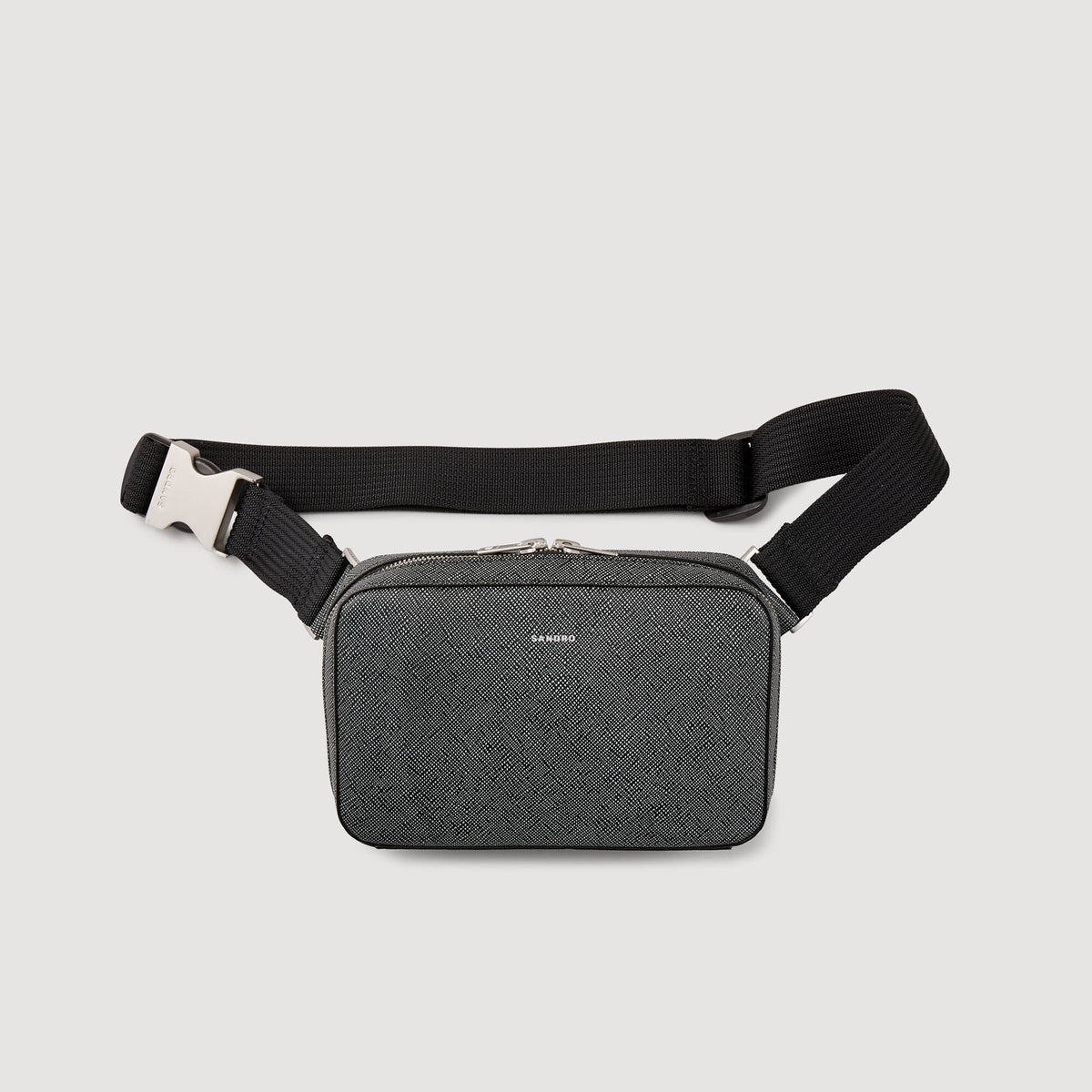 Sandro Small reconstitued leather bag