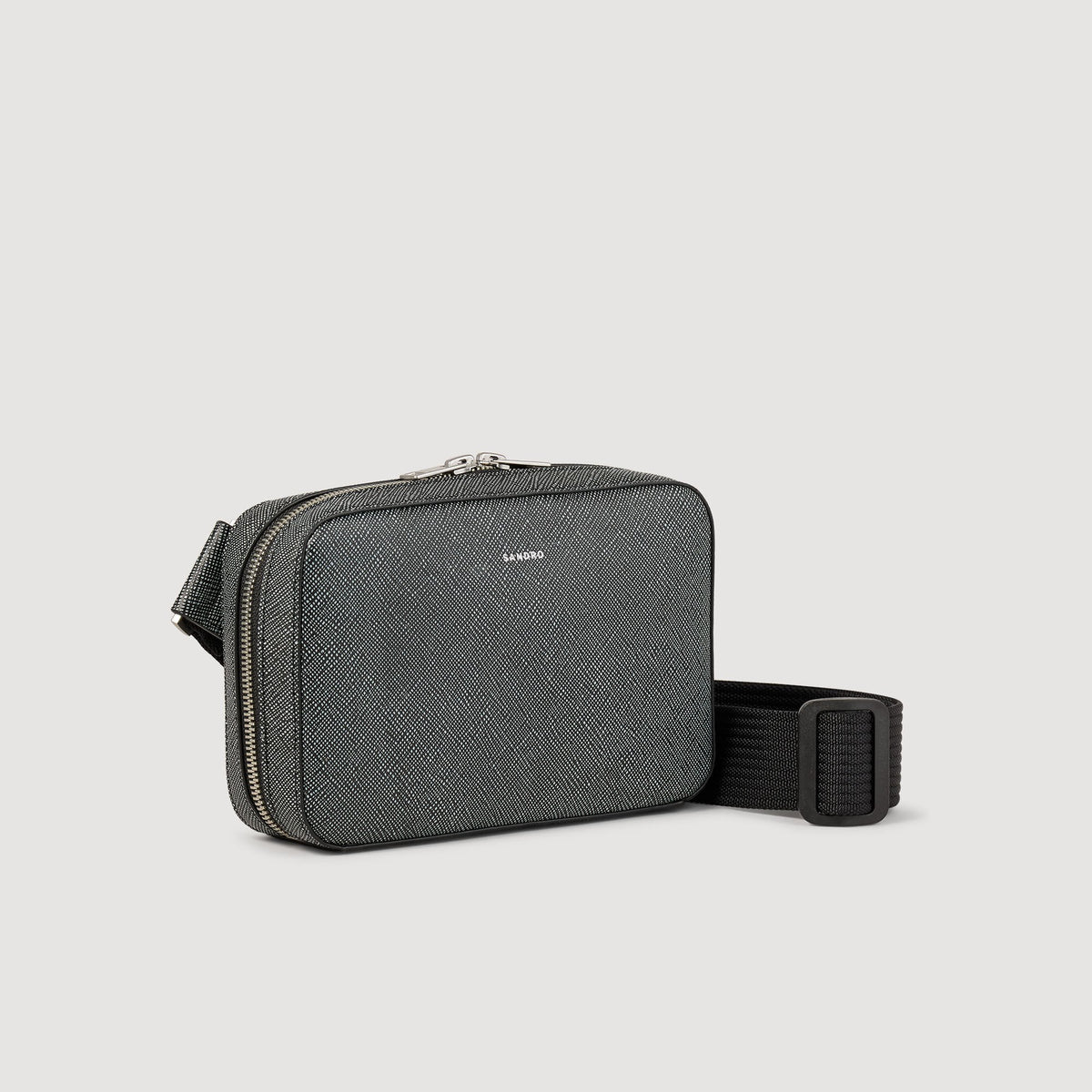 Sandro Small reconstitued leather bag