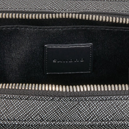 Sandro Small reconstitued leather bag