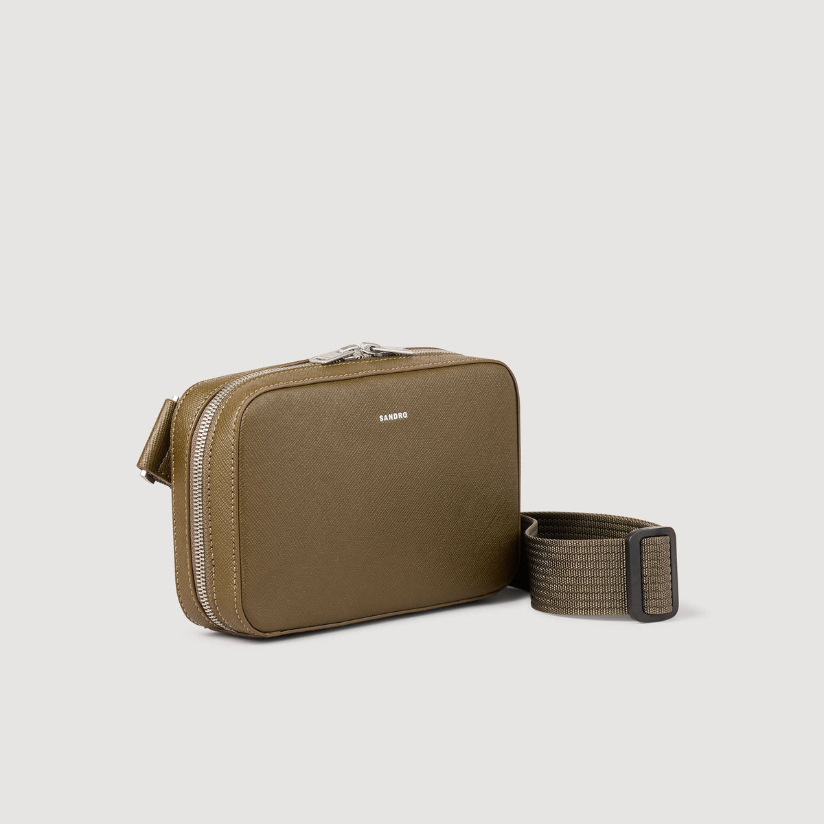 Sandro Small reconstitued leather bag