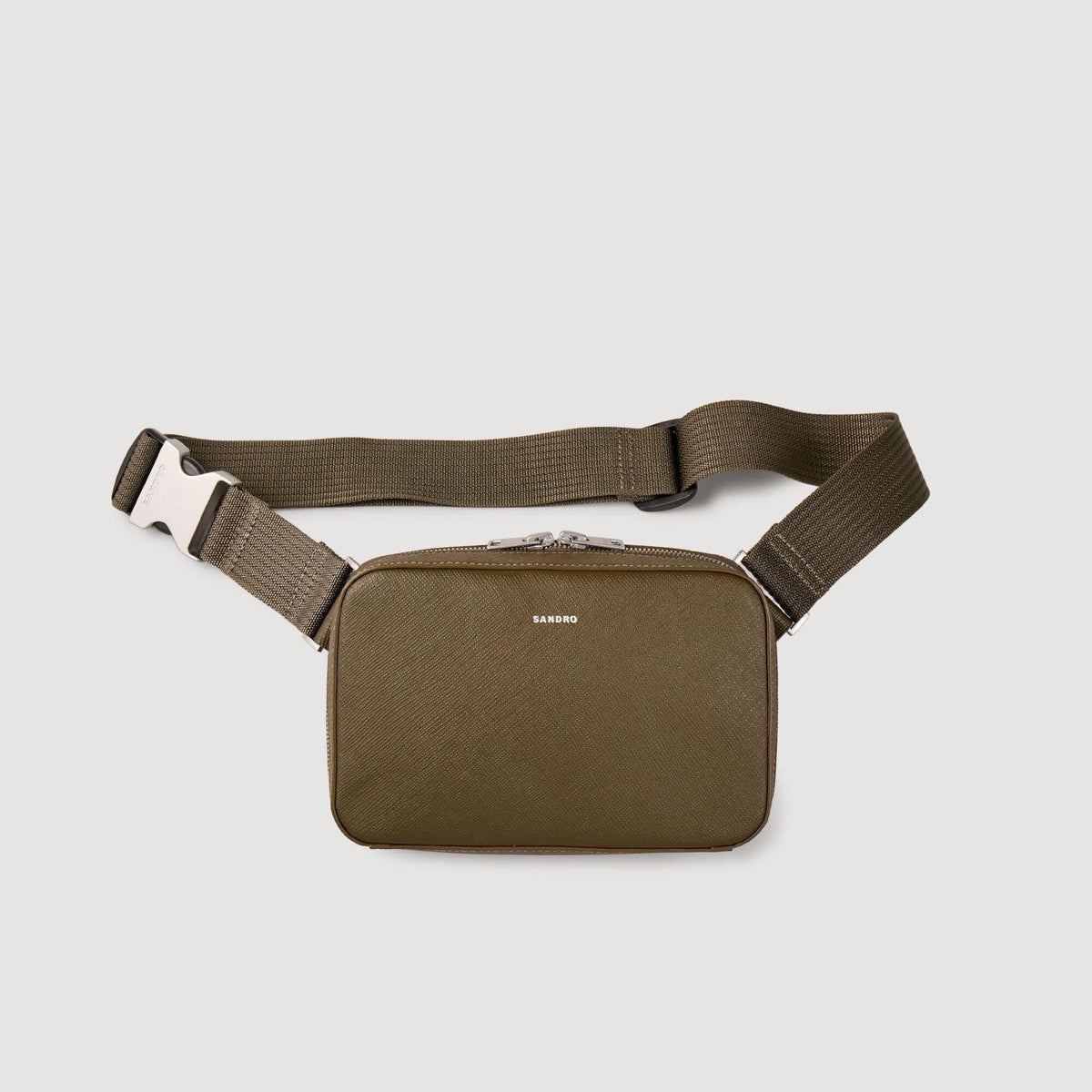 Sandro Small reconstitued leather bag
