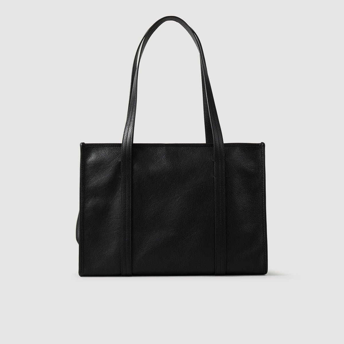 Sandro Soft leather tote bag