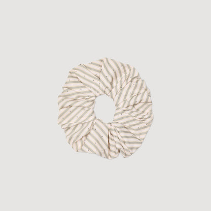 Sandro Rhinestone striped scrunchie