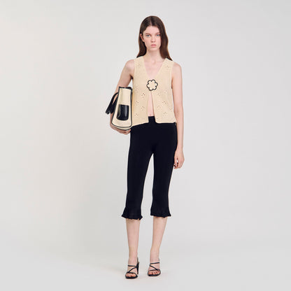 Sandro Canvas tote bag