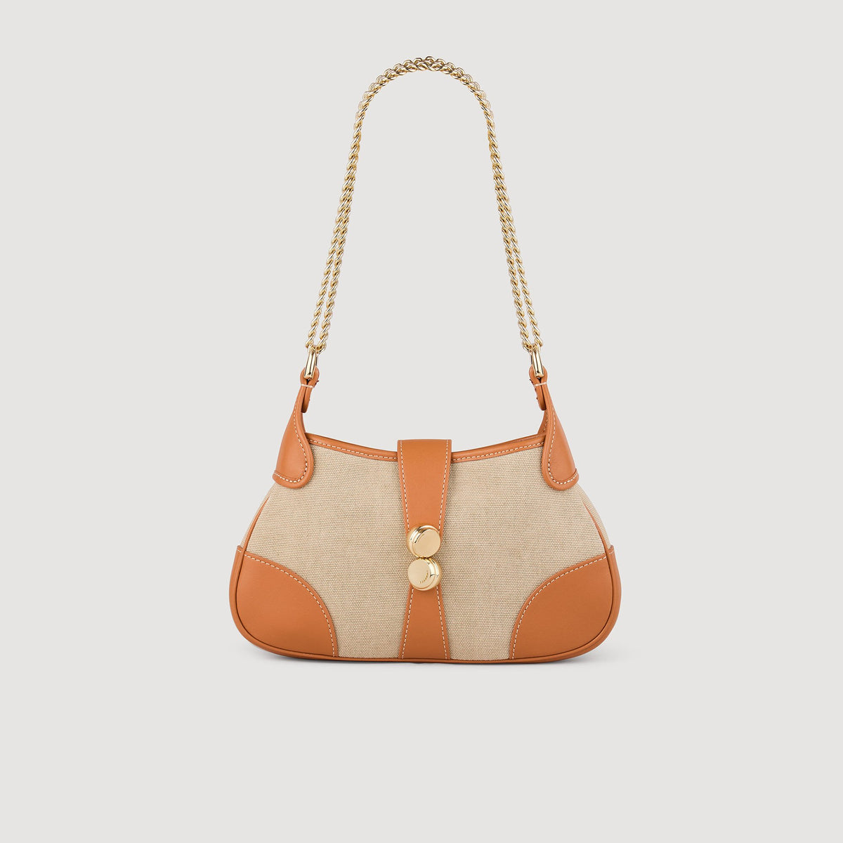 Sandro Janet canvas and leather bag