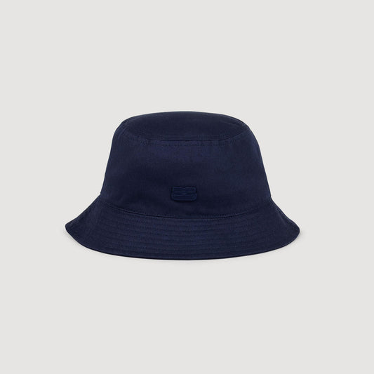 Sandro Cotton bucket hat with patch