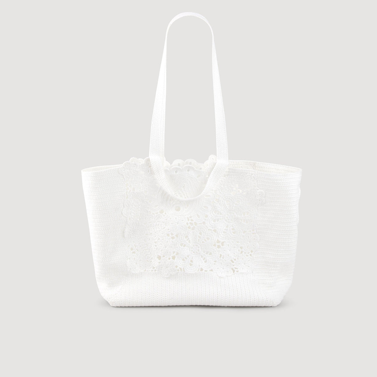 Sandro Crochet tote bag