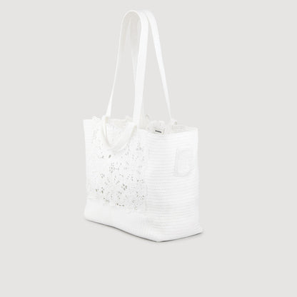Sandro Crochet tote bag