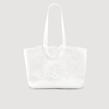 Sandro Crochet tote bag