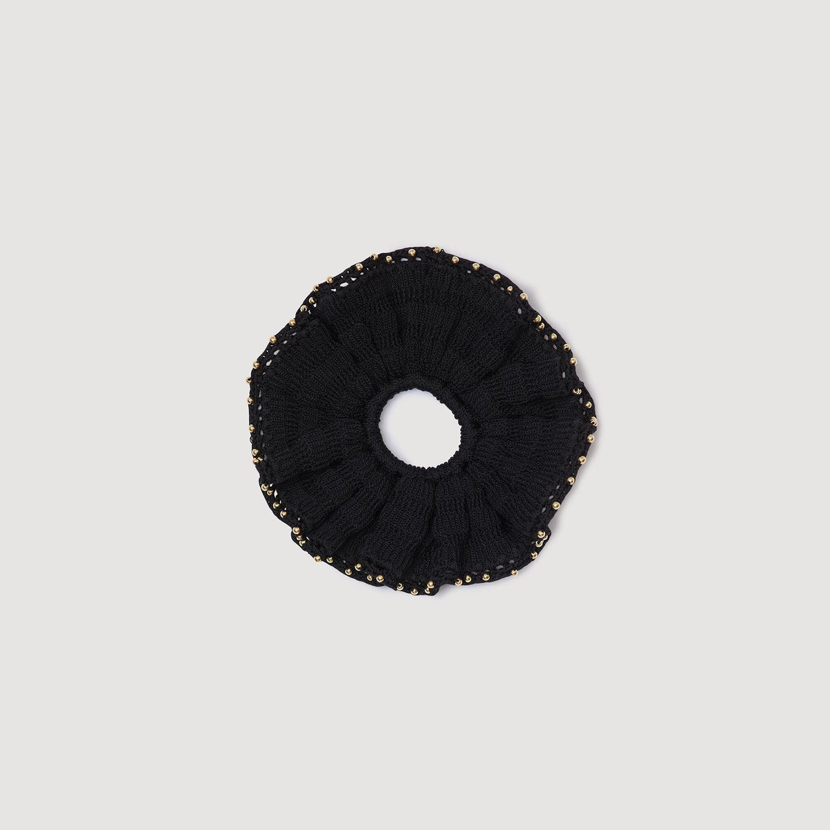 Sandro Beaded crochet scrunchie